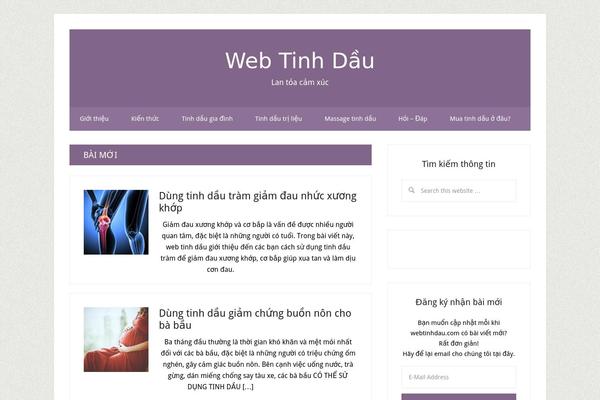 Lifestyle Pro theme site design template sample