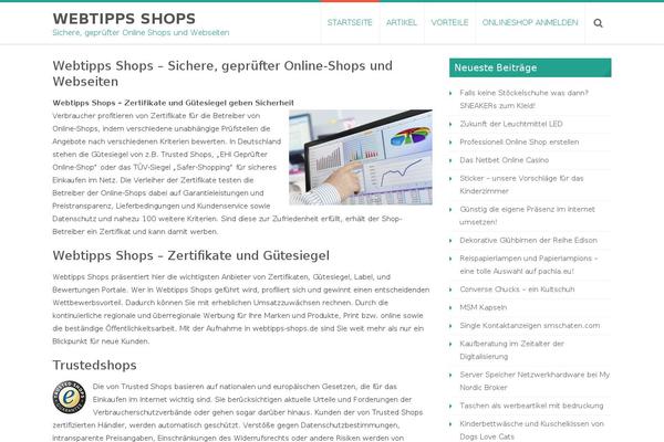 Ares theme site design template sample
