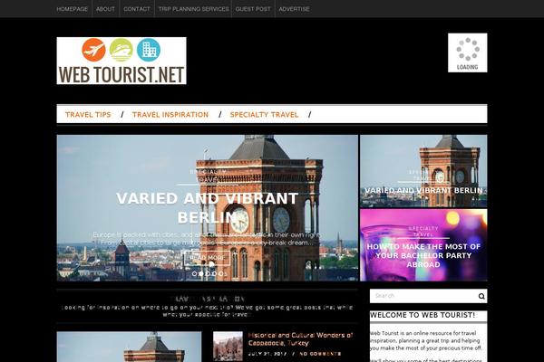 Santiago theme site design template sample