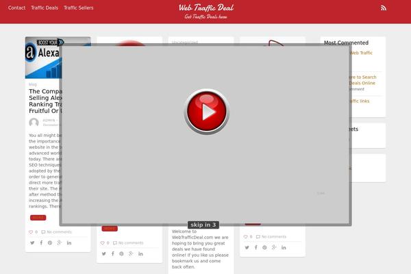 Parallax theme site design template sample