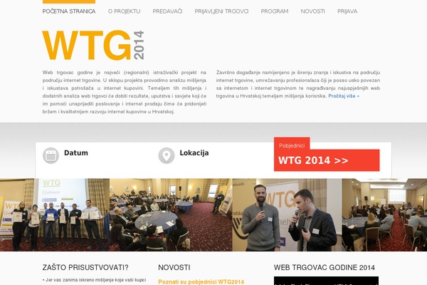 webtrgovacgodine.hr site used Event Manager