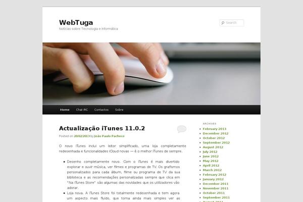 Twenty Eleven theme site design template sample