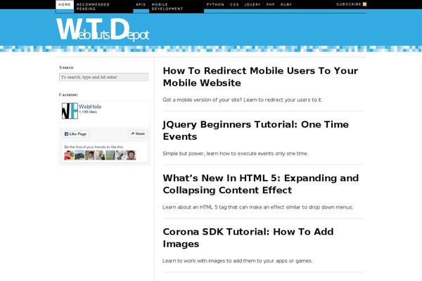 Thesis 1.6 theme site design template sample