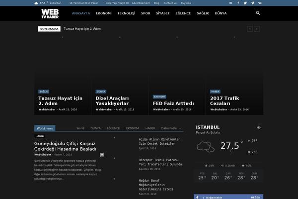 Click-mag theme site design template sample