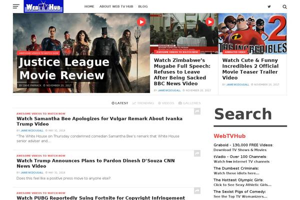 Click-mag theme site design template sample