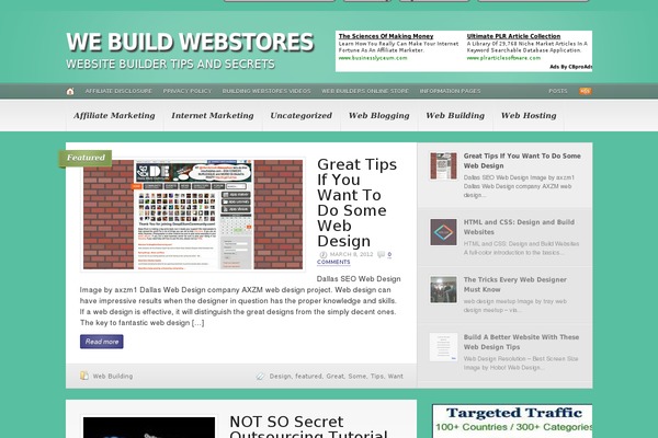 Headlines theme site design template sample