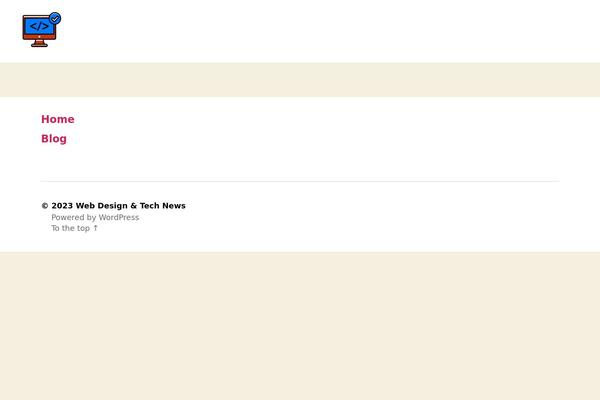 Twenty Twenty theme site design template sample