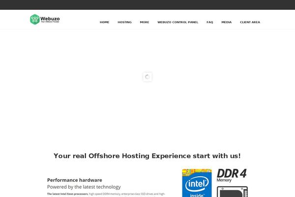 webuzo.net site used InHost