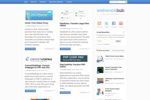 Smartblog theme site design template sample
