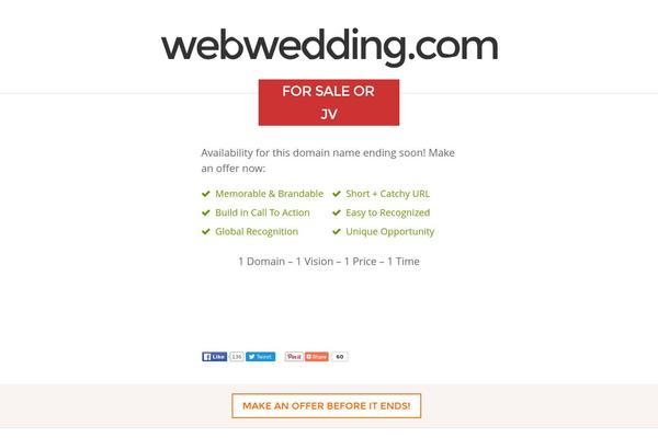 webwedding.com site used Domena2