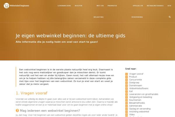 Fluida theme site design template sample