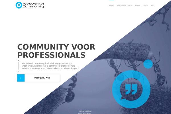 KLEO theme site design template sample