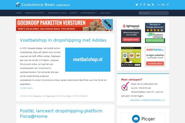 webwinkelweblog.nl site used Eurolutions-theme