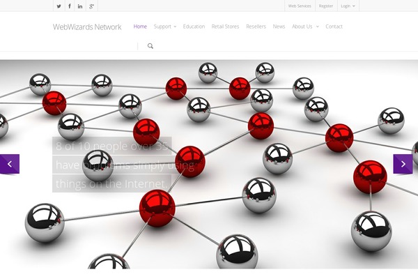 Salient theme site design template sample