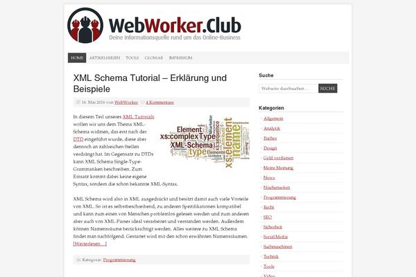 WordPress website example screenshot