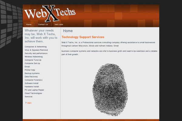 Site using WordPress Content Slide plugin