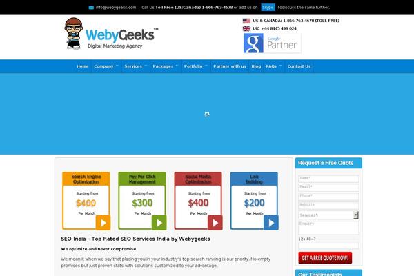 Site using Testimonial Rotator plugin