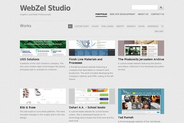webzel.net site used Workality Lite