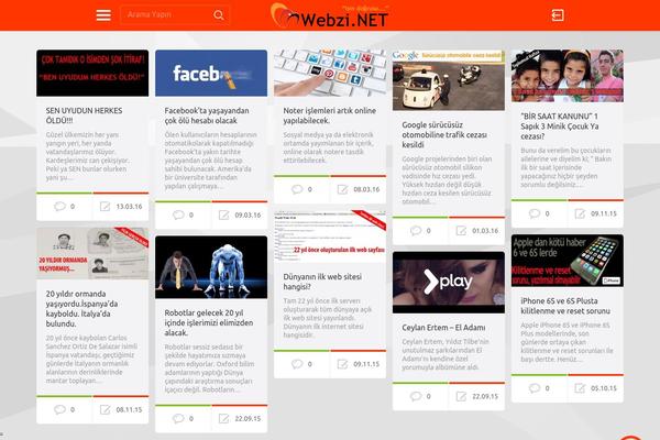 PinThis theme site design template sample