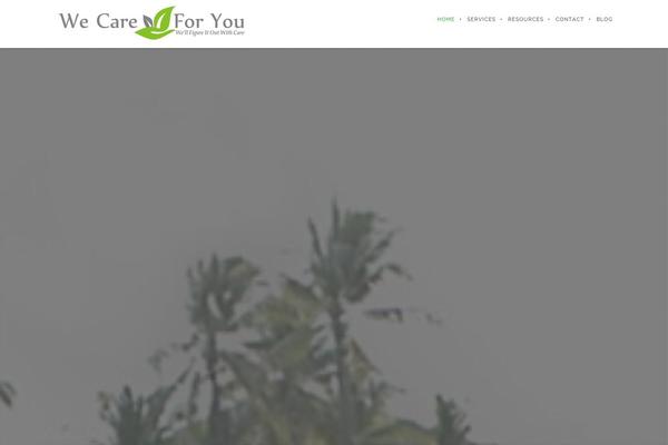 Brooklyn Child theme site design template sample