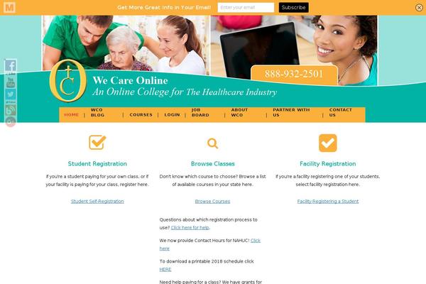 Site using Floating Social Media Links plugin