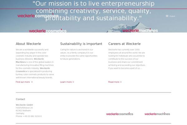 weckerle-cosmetics.com site used Weckerle