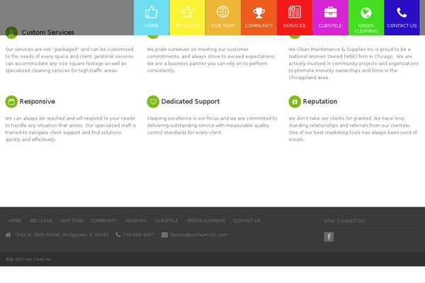 wecleaninc.com site used Stylish-v1.2.1