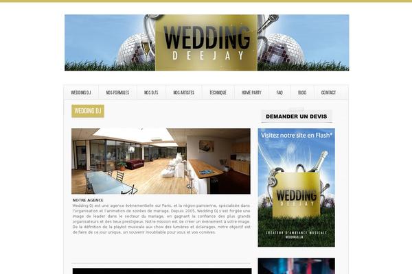 Ares theme site design template sample