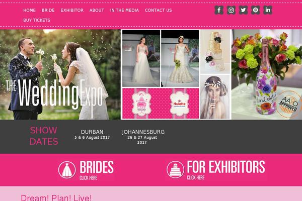 wedding-expo.co.za site used Bloxtheme