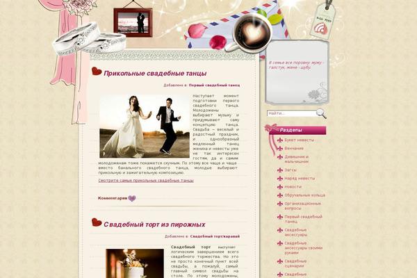 Vows theme websites examples