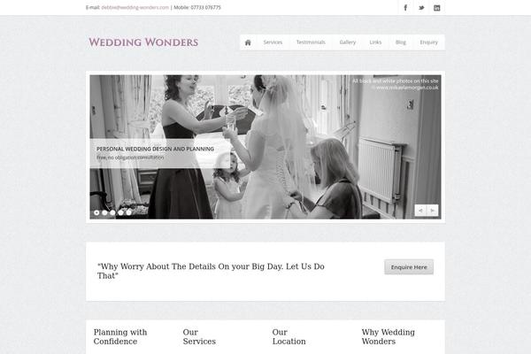wedding-wonders.com site used Attracto
