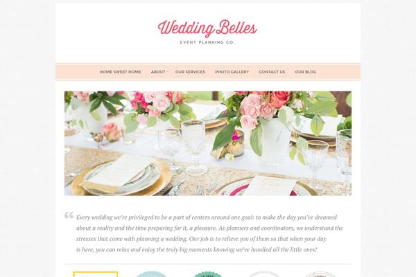 Geraldine theme site design template sample