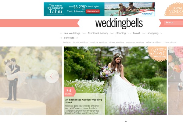 weddingbells.ca site used Sjc