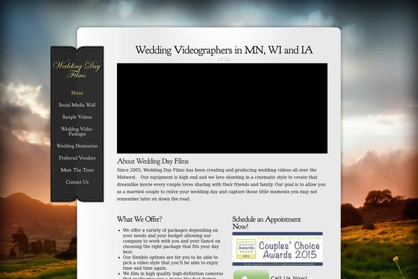 Memoir theme site design template sample