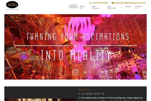 weddingdesignhub.com site used Bronx-wp