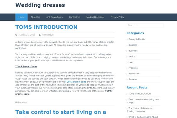 Evolution theme site design template sample