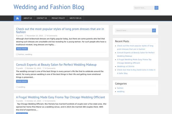 ShootingStar theme site design template sample