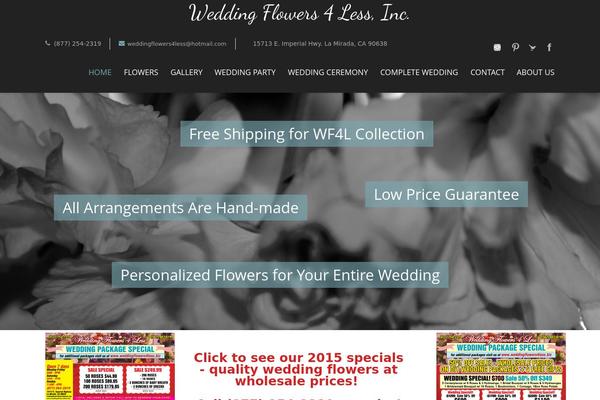 weddingflowers4less.biz site used Vinty