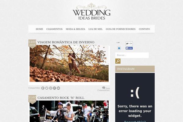 Wedding theme site design template sample