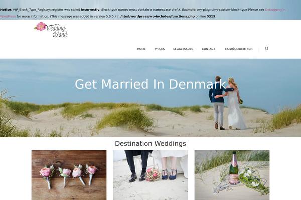 Moments theme site design template sample