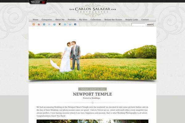ProPhoto 3 theme site design template sample