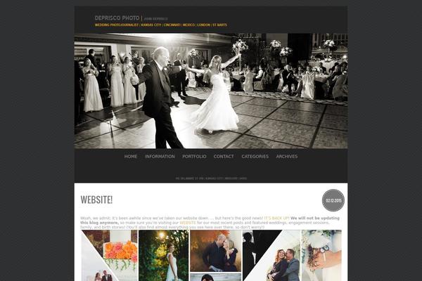 Prophoto4 theme site design template sample