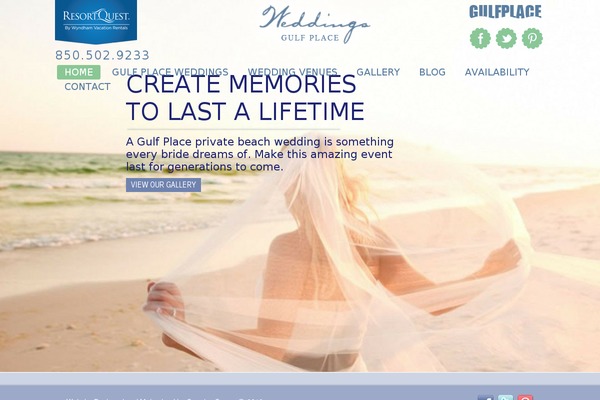 Wedding theme site design template sample