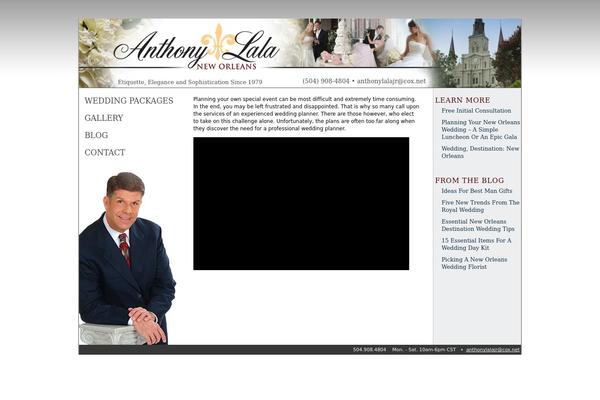 weddingsbyanthonylala.com site used Lala