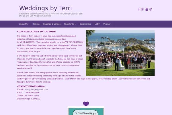 Unite theme site design template sample