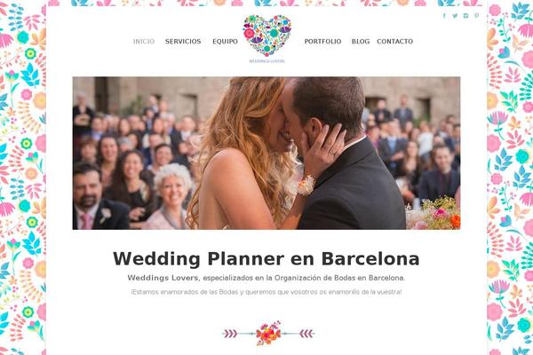 weddingslovers.com site used Weddingslovers