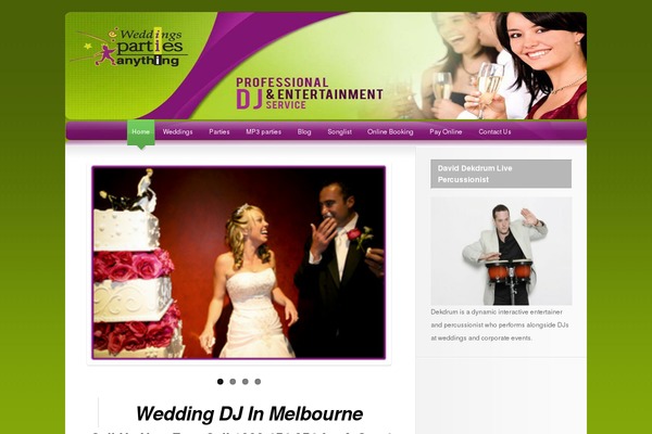 Glow theme site design template sample