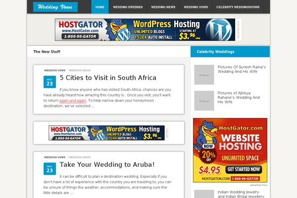 WordPress website example screenshot