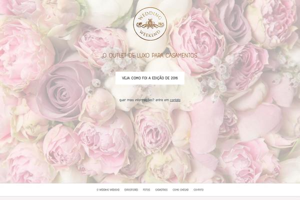 weddingweekend.com.br site used Wed