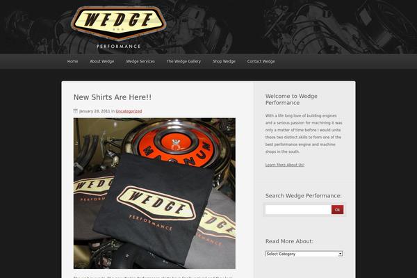 wedgeperformance.com site used Dezine
